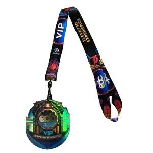 Insomniac EDC Electric Daisy Carnival Orlando VIP Lanyard & Badge 2024